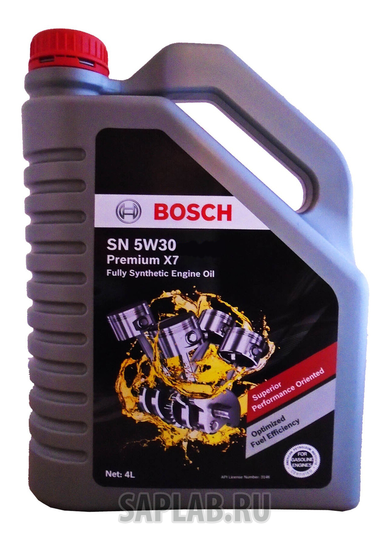 Купить BOSCH 1987L24070 Моторное масло Bosch Premium X7 Fully Synthetic Engine Oil SN 5W-30 4л