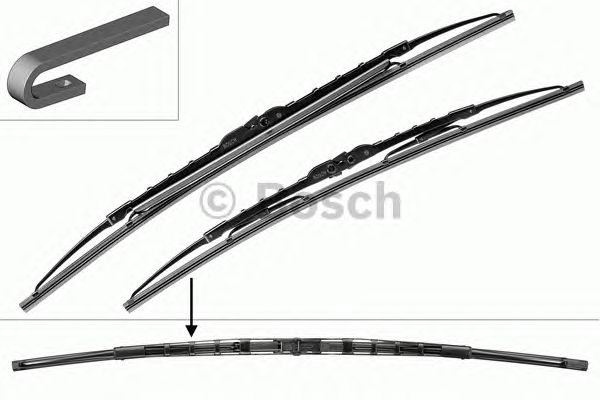 Купить BOSCH 3397010280 BOSCH Комплект Twin со спойлером 600/575mm (610 S)