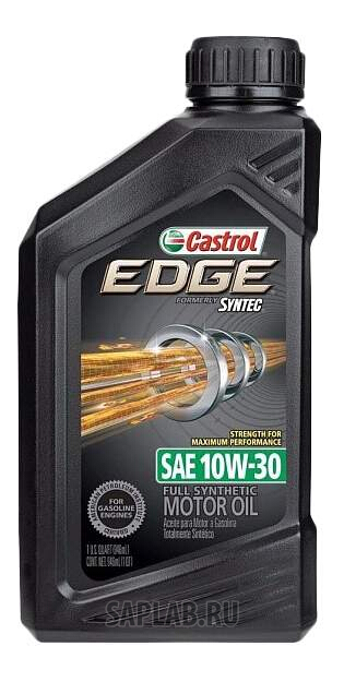 Купить CASTROL 79191262450 Моторное масло Castrol Edge With Syntec Power Technology 10W-30 0,946л