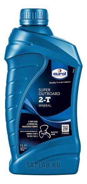 Купить EUROL E1284301L Моторное масло eurol Nautic Super 2T Outboard 5W-30 1л