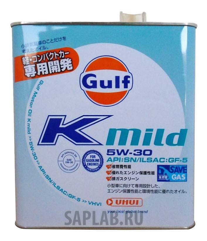 Купить GULF 4932492122587 Моторное масло Gulf K Mild GF-5 SN 5W-30 3л