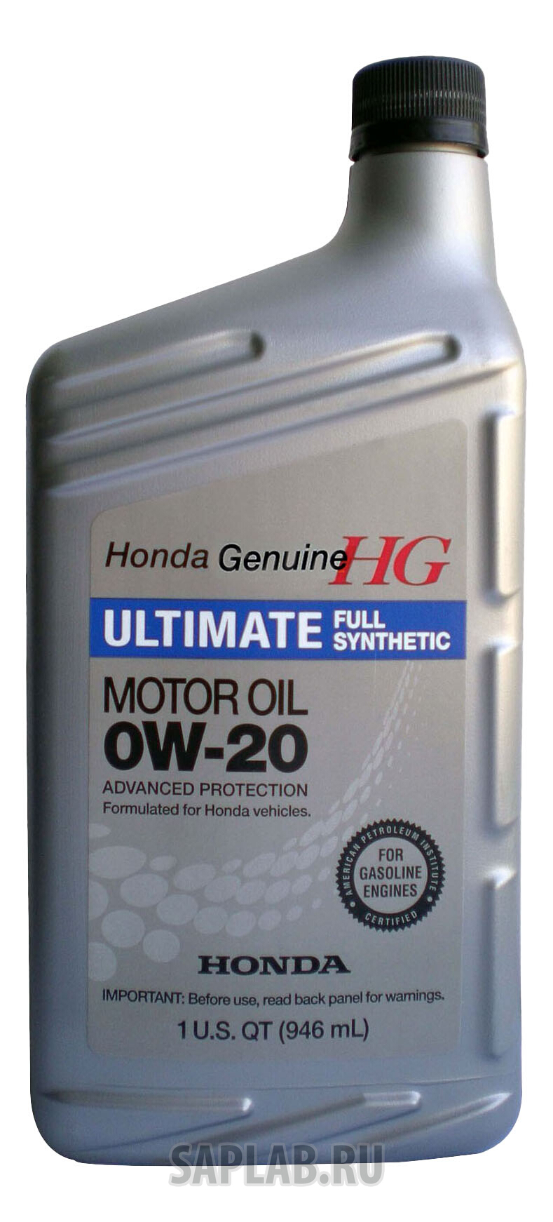 Купить HONDA 87989037 Моторное масло Honda Ultimate Full Synthetic 0W-20 0,946л