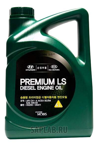 Купить HYUNDAI-KIA 520000411 Моторное масло Hyundai-KIA Premium LS Diesel Engine Oil 5W-30 4л