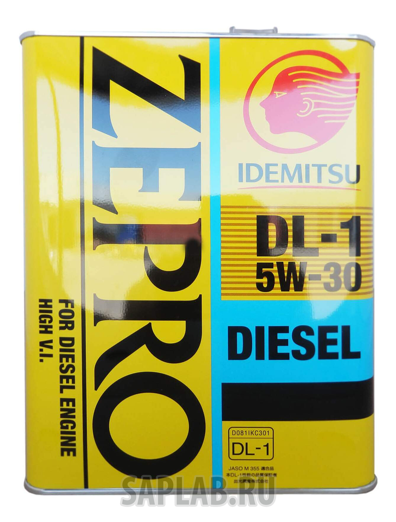 Купить IDEMITSU 2156004 Моторное масло Idemitsu Zepro Diesel DL-1 5W-30 4л