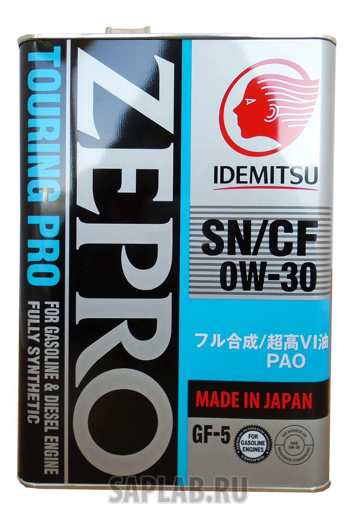 Купить IDEMITSU 3615004 Моторное масло Idemitsu Zepro Touring Pro 0W-30 4л