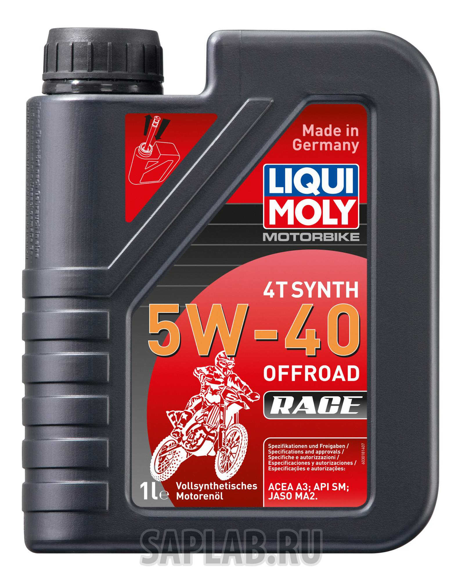 Купить LIQUI MOLY 3018 Моторное масло Liqui moly Motorbike 4T Synth Offroad Race 5W-40 1л