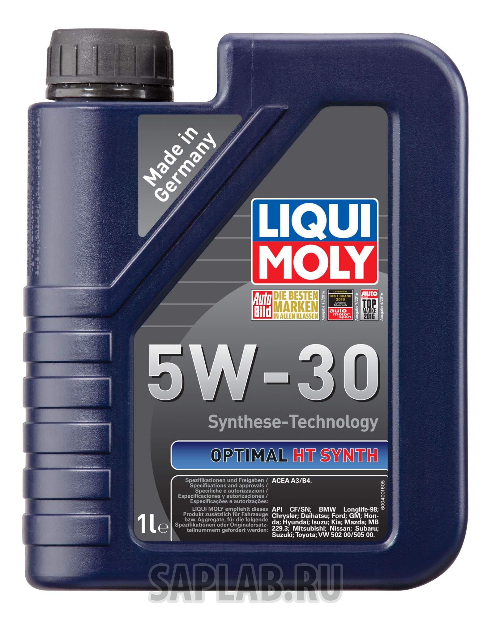 Купить LIQUI MOLY 39000 Моторное масло Liqui moly Optimal HT Synth 5W-30 1л