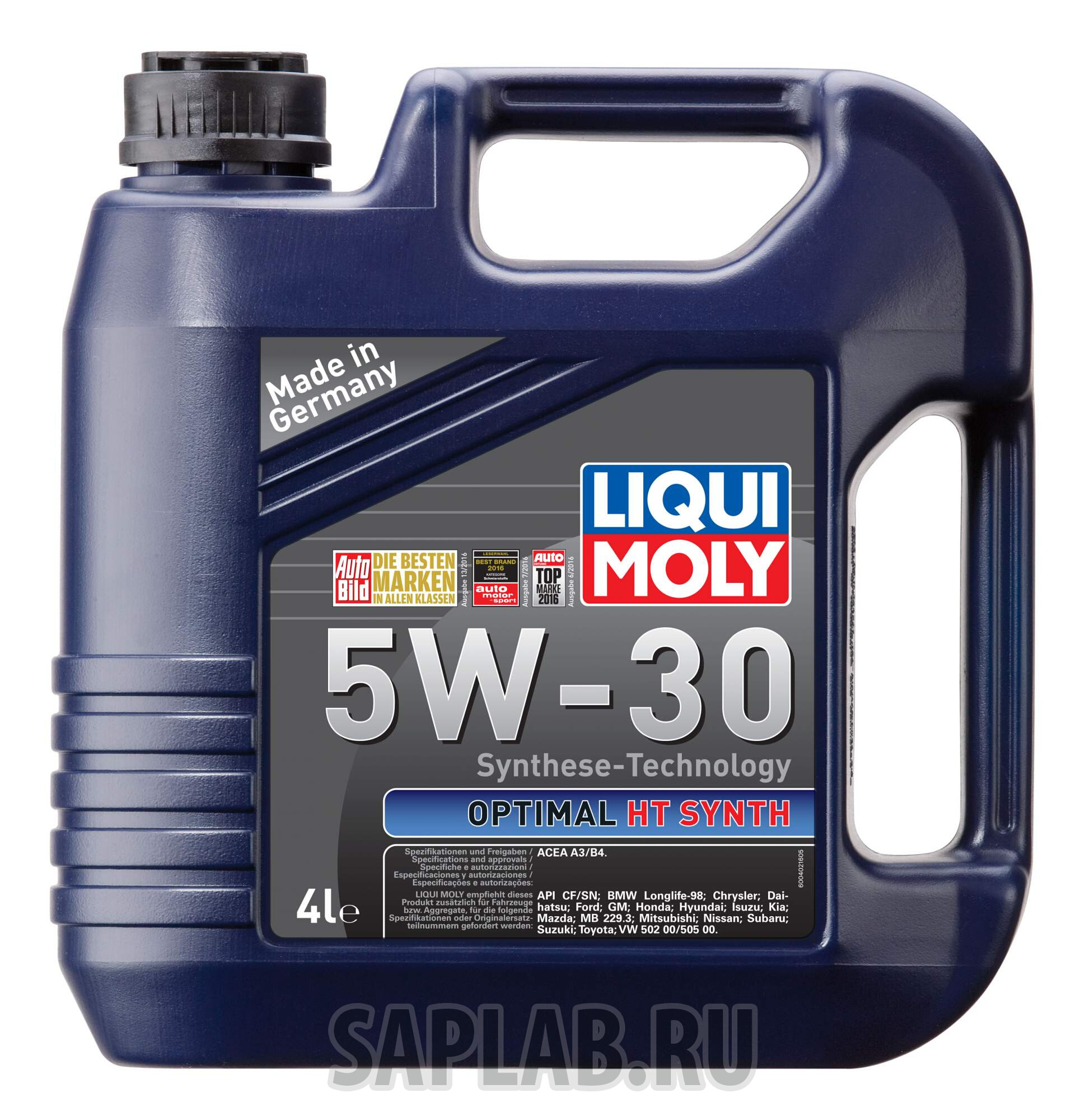 Купить LIQUI MOLY 39001 Моторное масло Liqui moly Optimal HT Synth 5W-30 4л