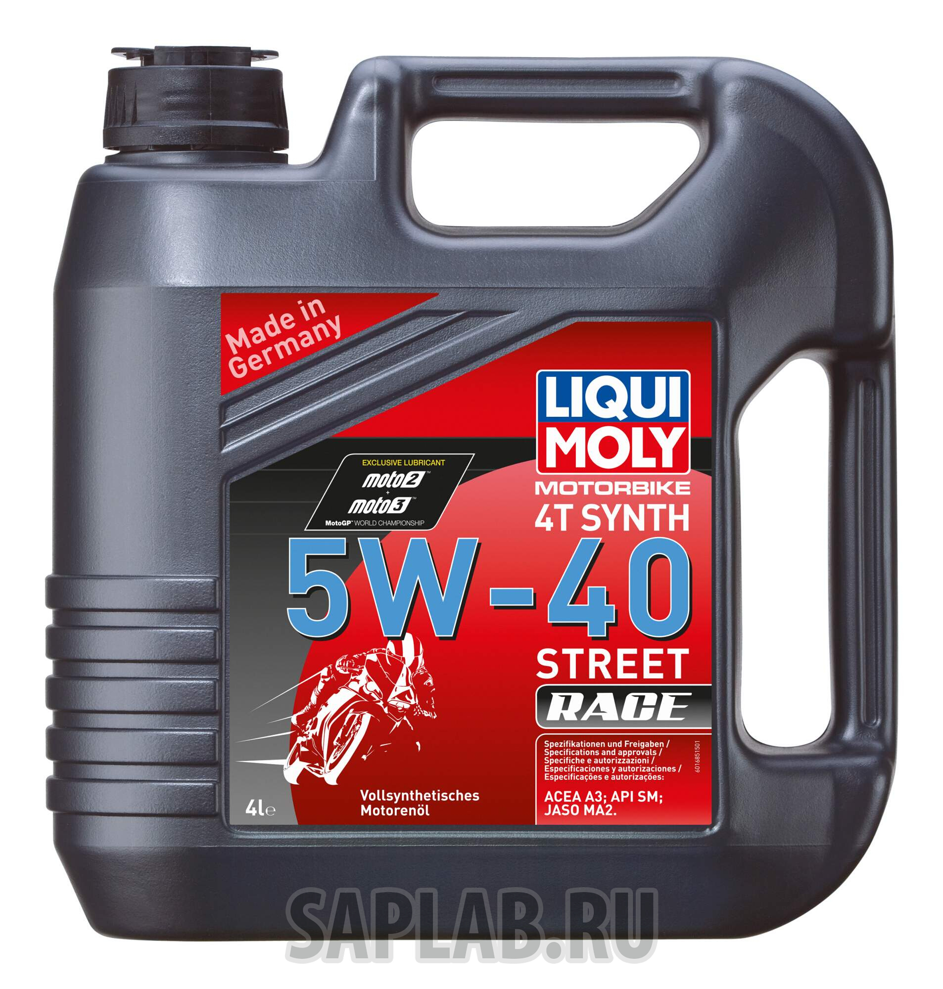 Купить LIQUI MOLY 8070 Моторное масло Liqui moly Motorbike 4T Synth Street Race 5w-40 4л