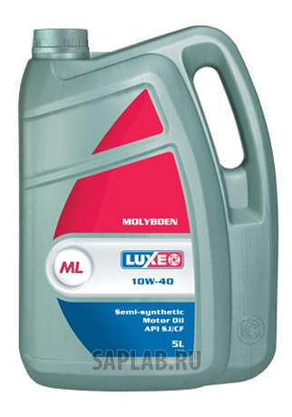 Купить LUXE 115 Моторное масло Luxe Molybden ML SAE 10W-40 1л