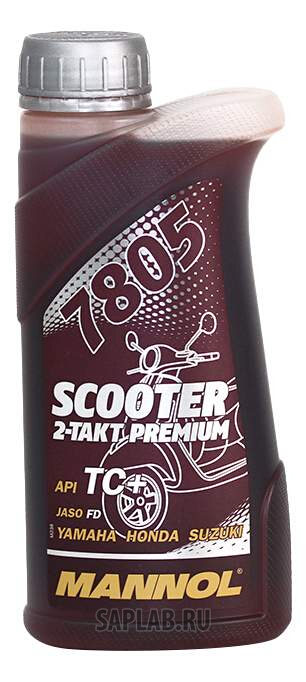 Купить MANNOL 1999 Моторное масло Mannol 2-TAKT Premium Scooter 0W-30 0,5л