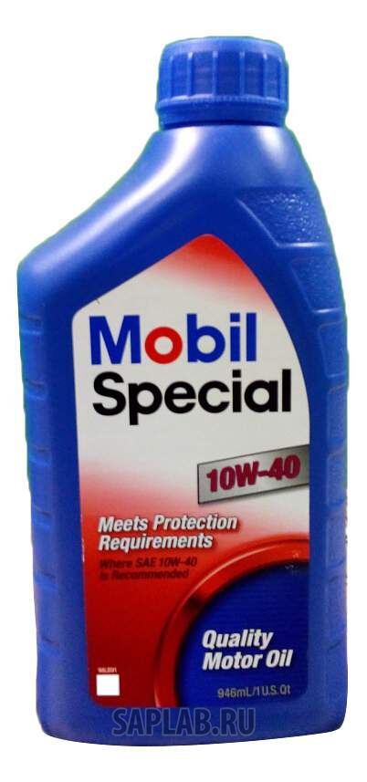 Купить MOBIL 112921 Моторное масло Mobil Special 10W-40 US 0,946л