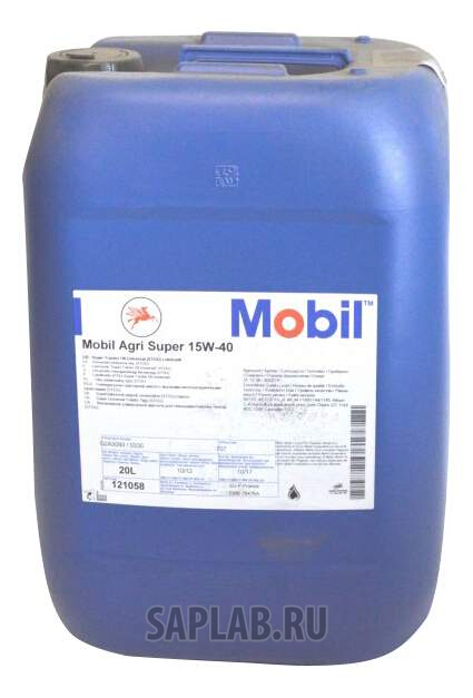Купить MOBIL 121058 Моторное масло Mobil Agri Super 15W-40 20л