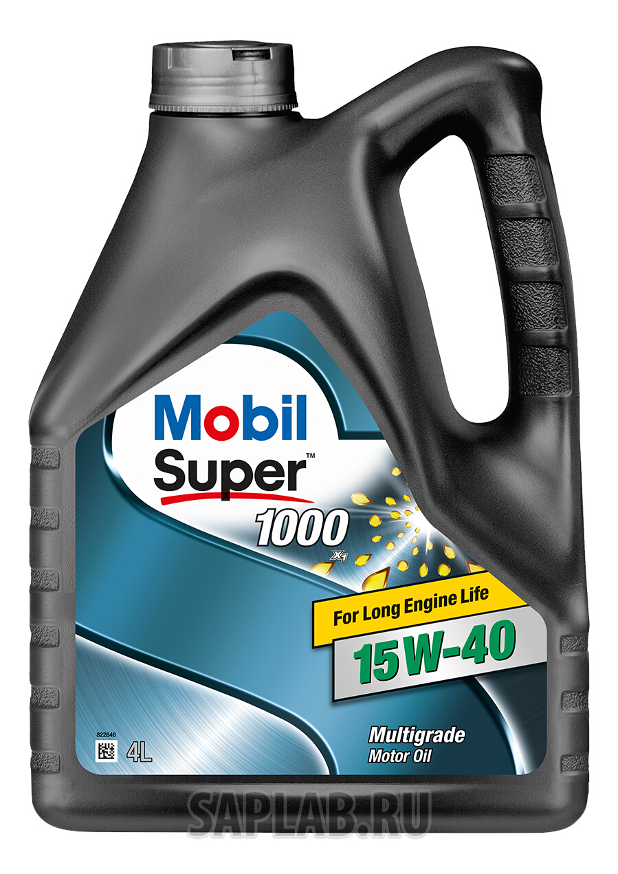 Купить MOBIL 152570 Моторное масло Mobil Super 1000 X1 15W-40 4л