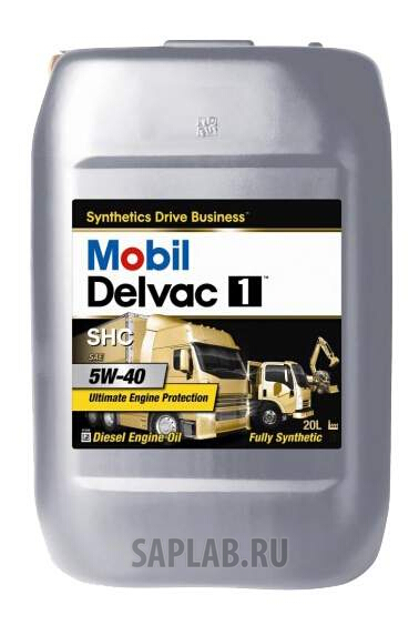 Купить MOBIL 152710 Моторное масло Mobil Delvac 1 SHC 5W-40 20л