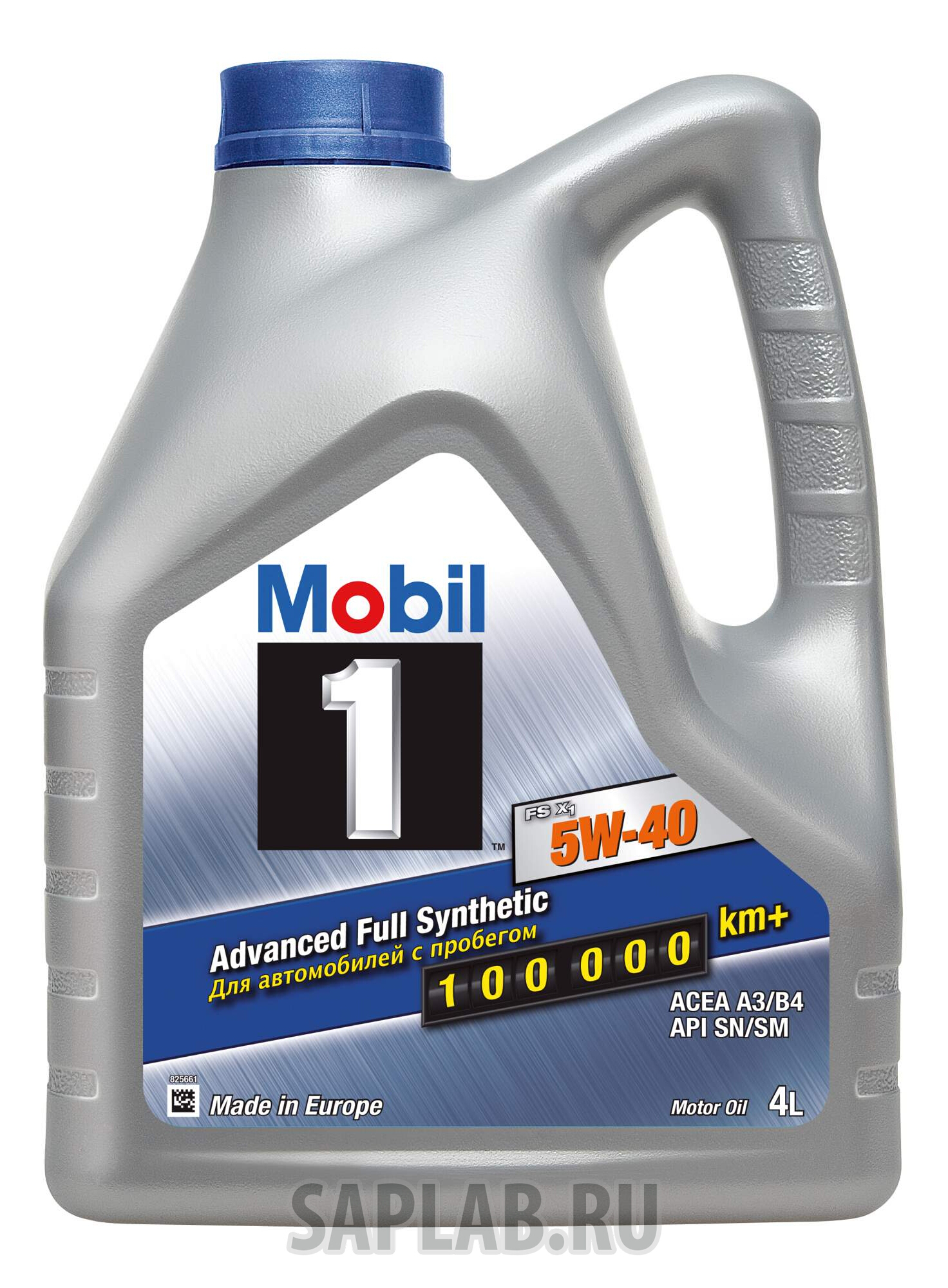 Купить MOBIL 153265 Моторное масло Mobil 1FS X1 5W-40 4л