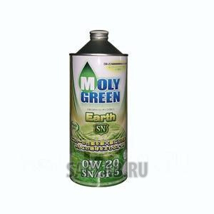Купить MOLYGREEN 470047 Моторное масло Molygreen Premium Earth 0W-20 1л