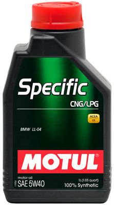 Купить MOTUL 101719 Моторное масло Motul Specific CNG/LPG 5W-40 5л