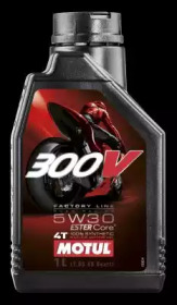 Купить MOTUL 104108 Моторное масло Motul 300V 4T Factory Line Road Racing 5W-30 1л