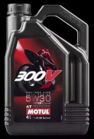 Купить MOTUL 104111 Моторное масло Motul 300V 4T Factory Line Road Racing 5W-30 4л
