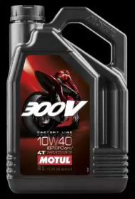 Купить MOTUL 104121 Моторное масло Motul 300V 4T FL Road racing 10W-40 4л