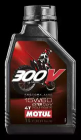 Купить MOTUL 104137 Моторное масло Motul 300V 4T Factory Line Off Road 15W-60 1л