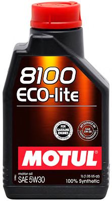 Купить MOTUL 104988 Моторное масло Motul 8100 Eco-lite 5w-30 4л