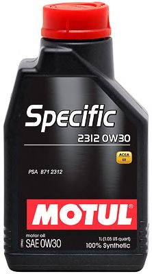 Купить MOTUL 105752 Моторное масло Motul Specific 2312 SAE 0W-30 1л