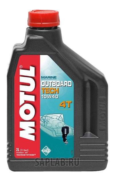 Купить MOTUL 106368 Моторное масло Motul Outboard Tech 4T 10W-40 2л