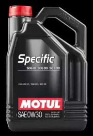 Купить MOTUL 106437 Моторное масло Motul Specific 506 01/506 00/503 00 SAE 0W-30 5л