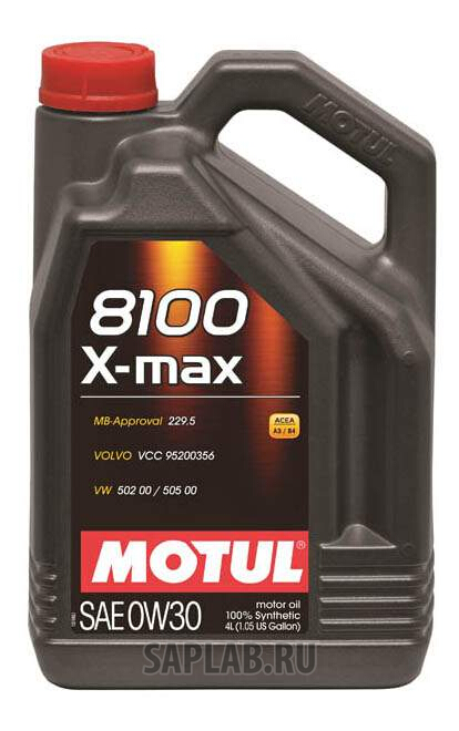 Купить MOTUL 106601 Моторное масло Motul 8100 X-max 0w-30 4л