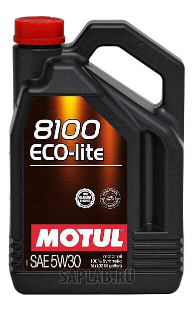 Купить MOTUL 107252 Моторное масло Motul 8100 Eco-lite 5W-30 5л