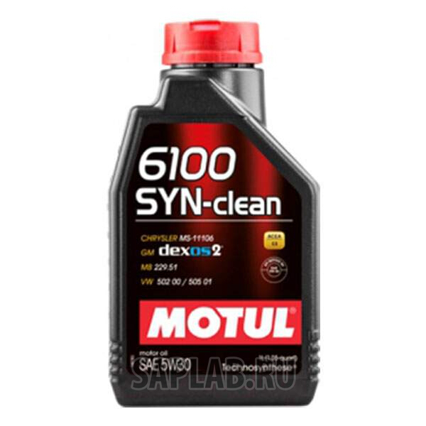 Купить MOTUL 107947 Моторное масло Motul 6100 SYN-clean 5W-30 1л