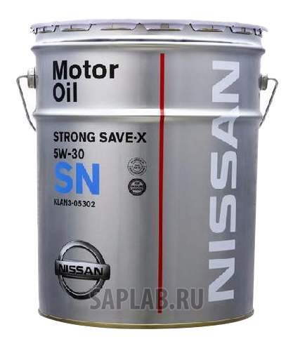 Купить NISSAN KLAN305302 Моторное масло Nissan Strong Save X 5W-30 20л