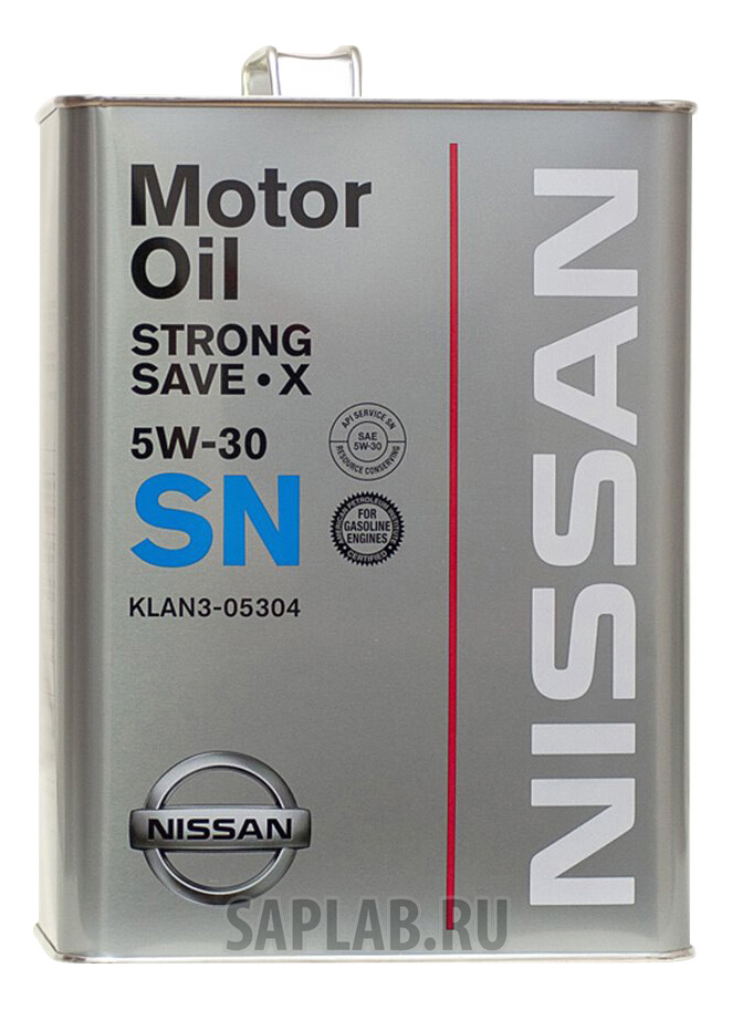 Купить NISSAN KLAN305304 Моторное масло Nissan Strong Save X 5W-30 4л