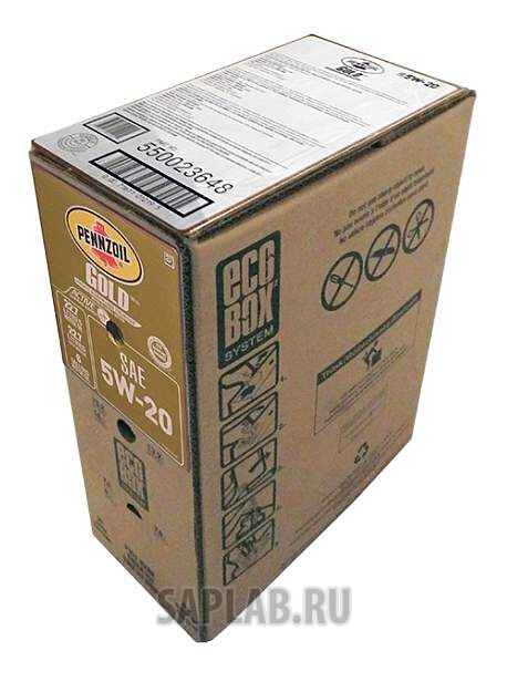 Купить PENNZOIL 550023648 Моторное масло Pennzoil Gold Synthetic Blend SAE 5W-20 22,7л
