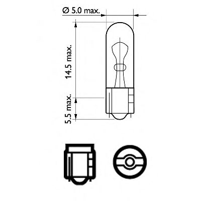 Купить запчасть PHILIPS - 12061CP 