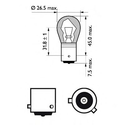 Купить запчасть PHILIPS - 12496SVB2 