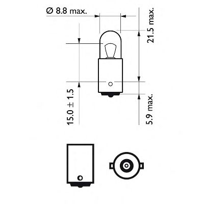 Купить запчасть PHILIPS - 12929CP 