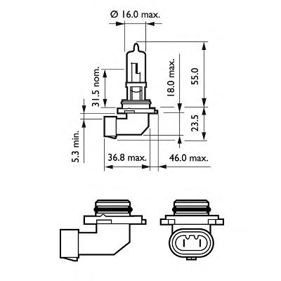 Купить запчасть PHILIPS - 9005PRC1 