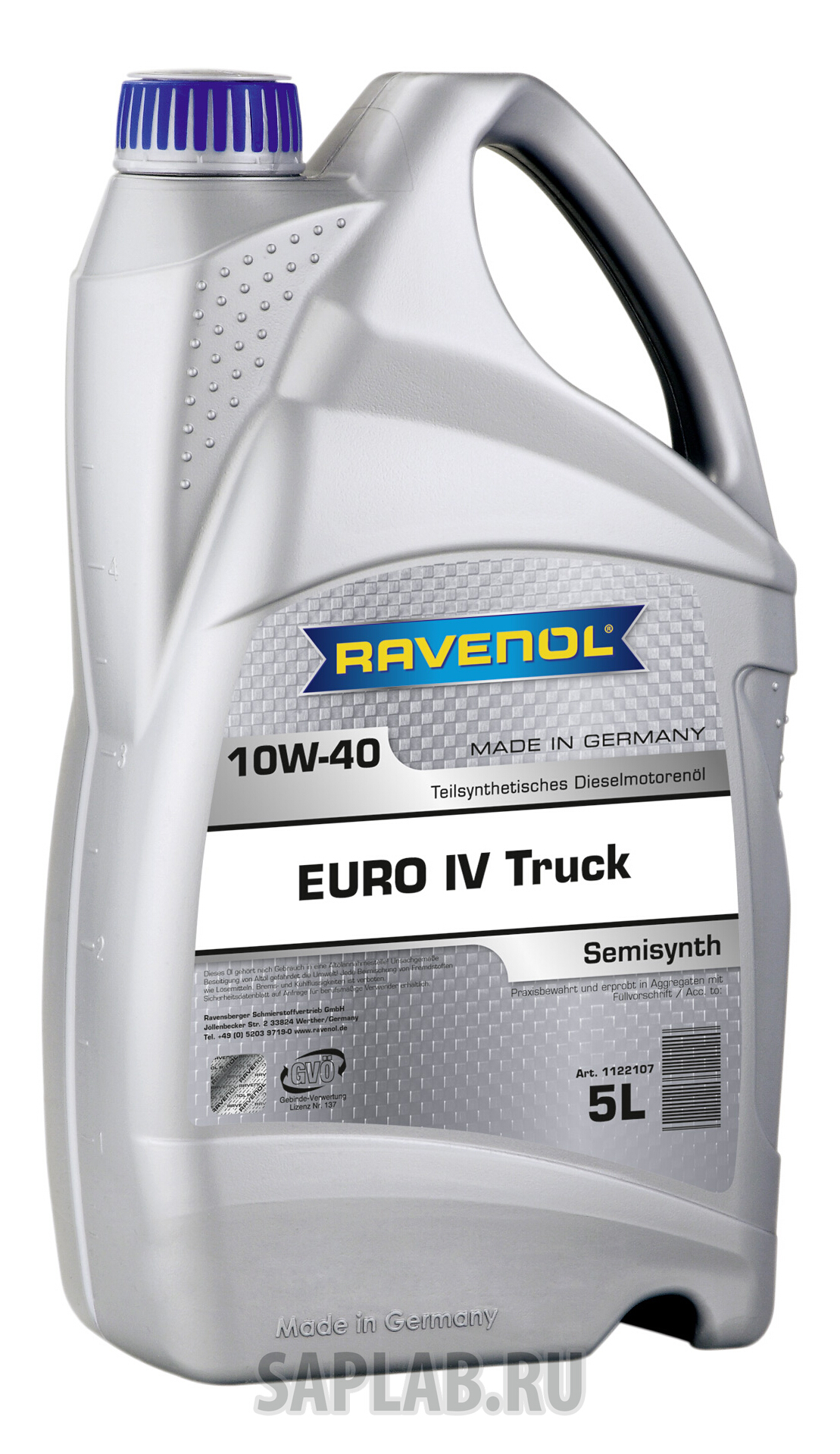 Купить RAVENOL 4014835725959 Моторное масло Ravenol EURO IV Truck SAE 10W-40 5л