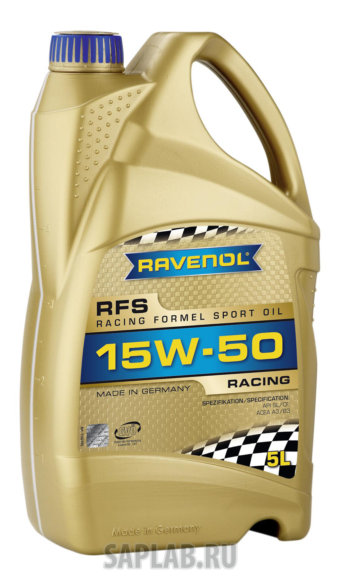 Купить RAVENOL 4014835727052 Моторное масло Ravenol Racing Formel Sport SAE 15W-50 5л