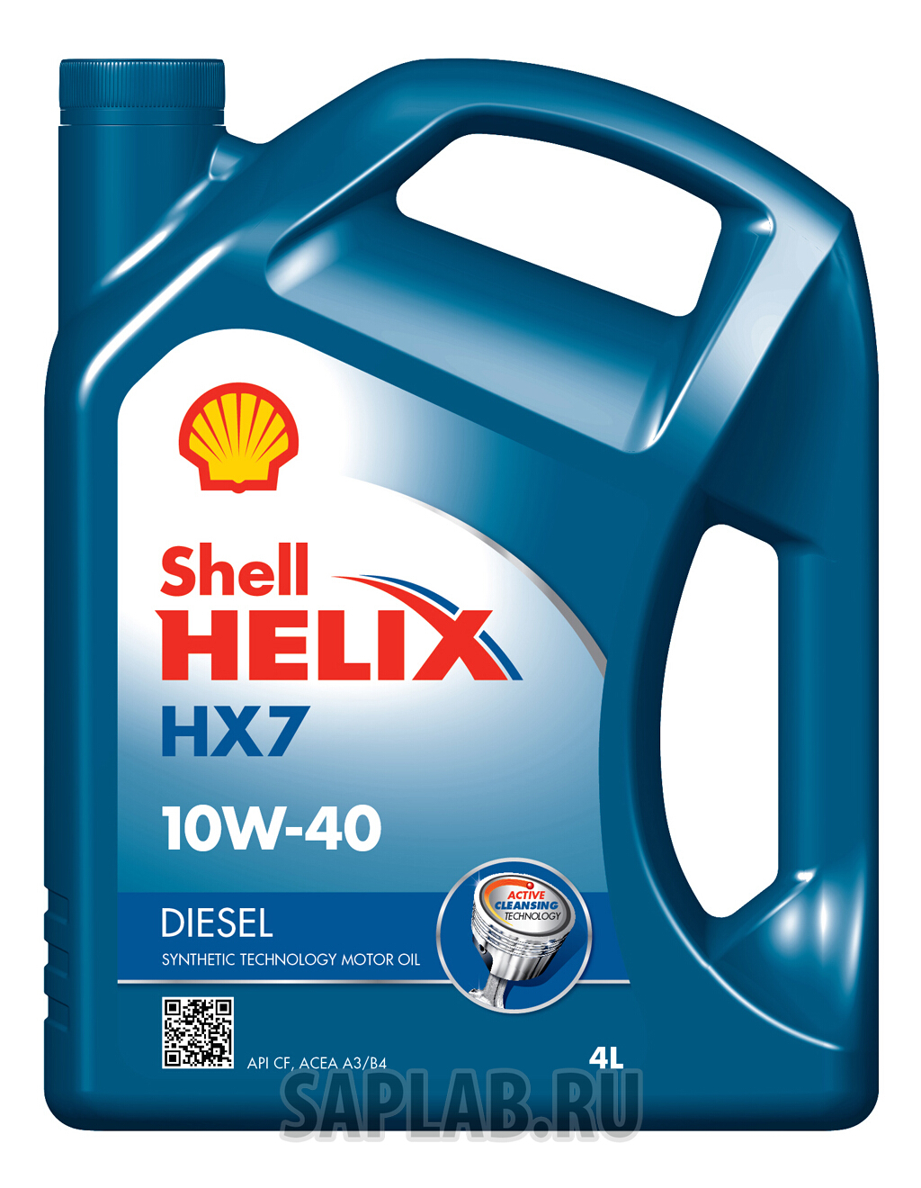 Купить SHELL 550040428 Моторное масло Shell Helix HX7 Diesel 10W-40 4л
