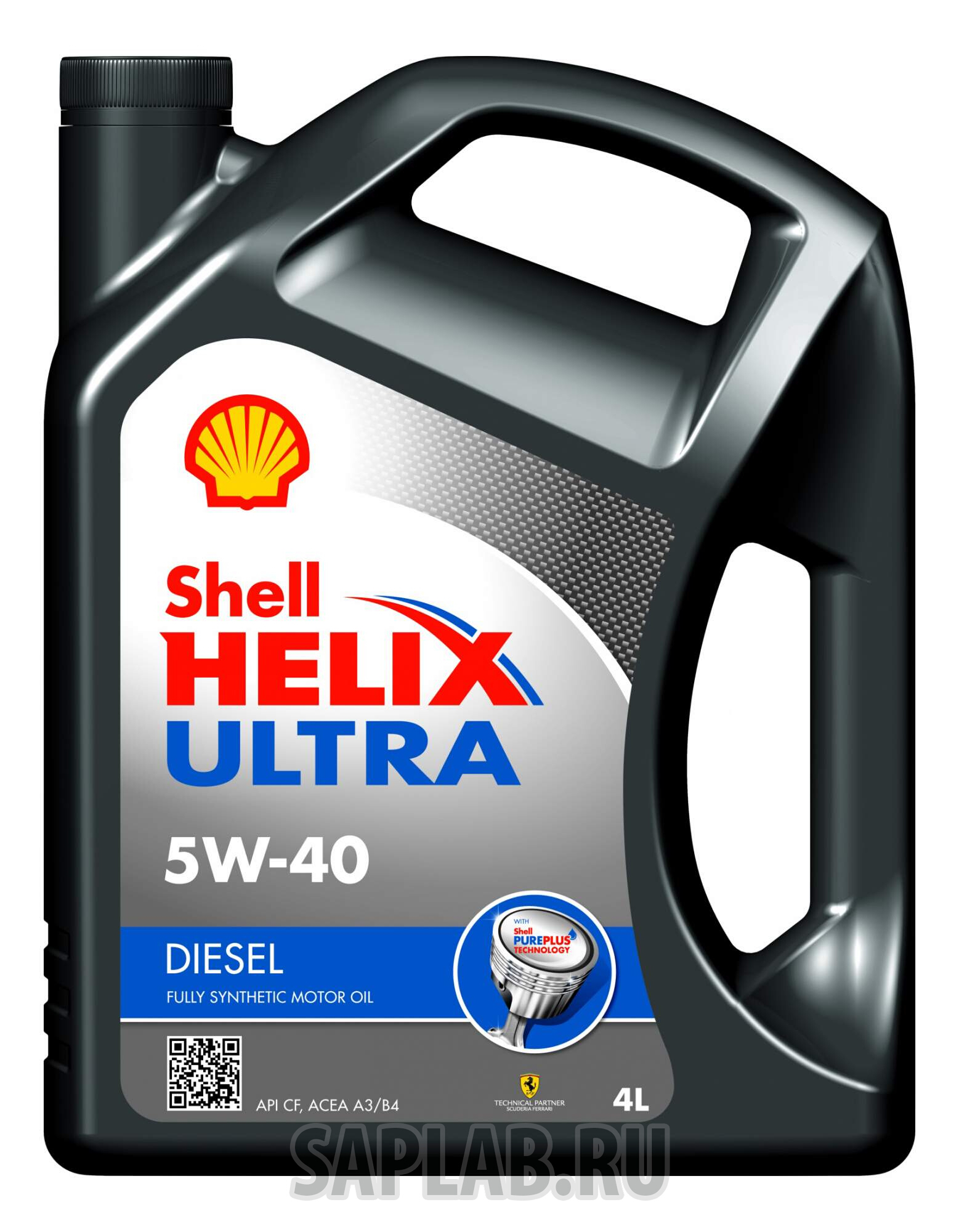 Купить SHELL 550040558 Моторное масло Shell Helix Ultra Diesel 5W-40 4л