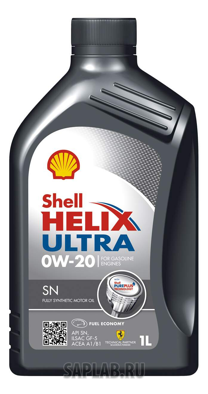 Купить SHELL 550040603 Моторное масло Shell Helix Ultra 0W-20 SN 1л
