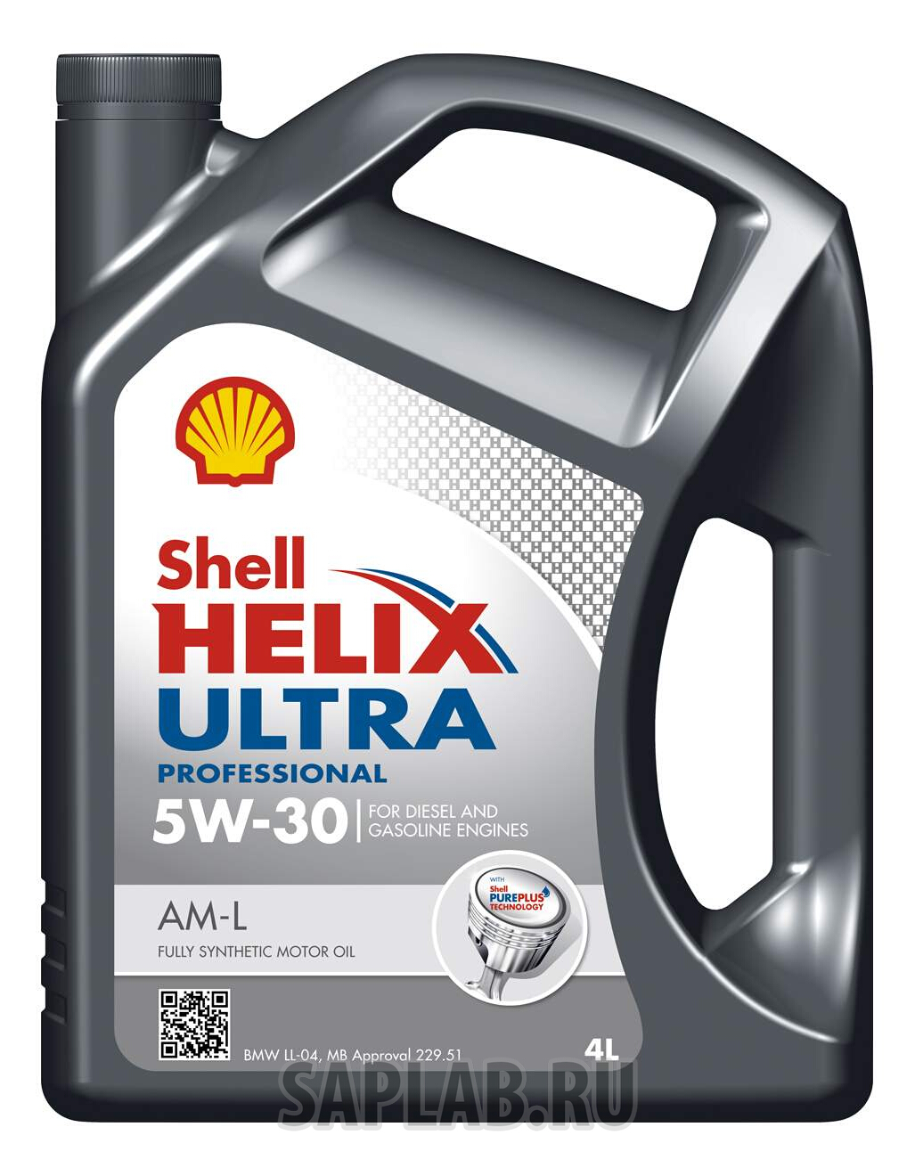 Купить SHELL 550042564 Моторное масло Shell Helix Ultra Professional AM-L 5W-30 4л
