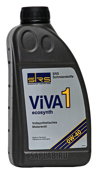 Купить SRS 4033885000090 Моторное масло SRS Viva 1 Ecosynth 0W-40 1л