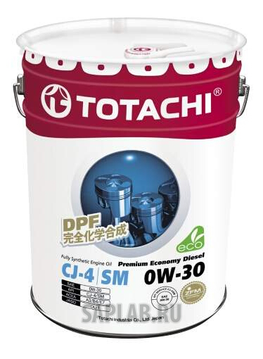 Купить TOTACHI 4562374690813 Моторное масло Totachi Premium Economy Diesel Fully Synthetic CJ-4/SM 0W-30 20л