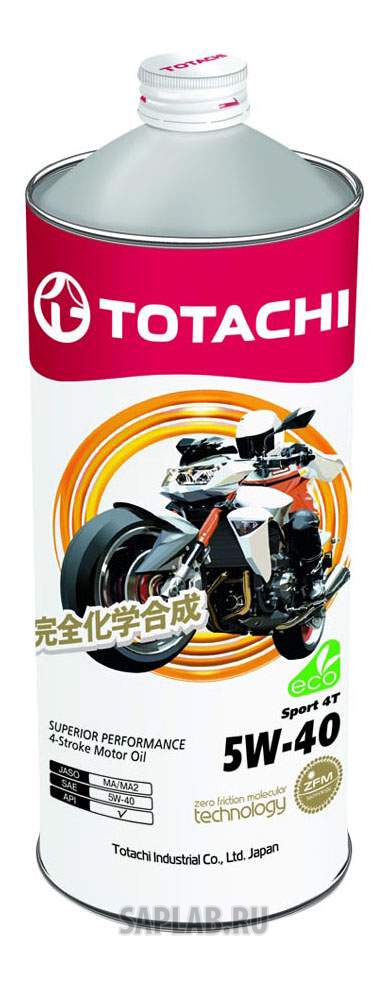 Купить TOTACHI 4562374698123 Моторное масло Totachi Moto 4 Stroke SN/SM 5W-40 1л