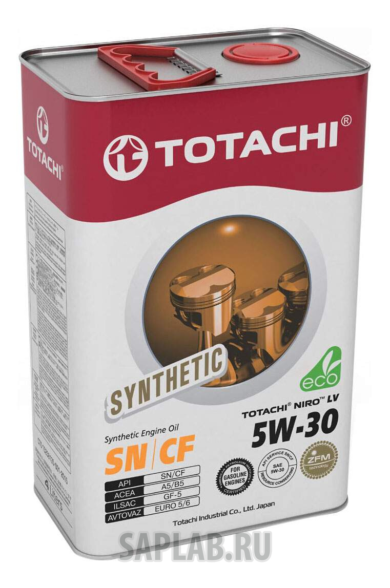 Купить TOTACHI 4589904524028 Моторное масло Totachi Niro LV Synthetic SN 5W-30 4л